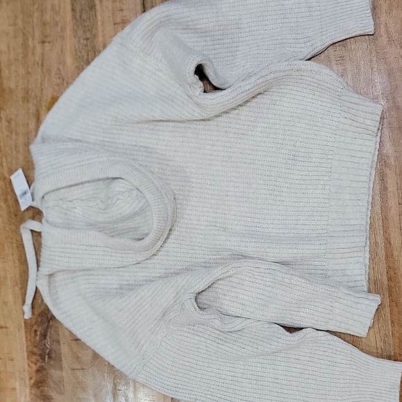 American Eagle NWT chunky ribbed hooded Sweater Womens medium - Picture 8 of 8